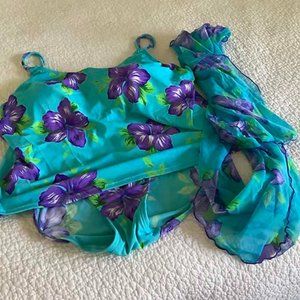 White Stag 3-piece Tankini 2X
